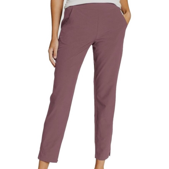 Eddie Bauer Pants - Eddie Bauer Traveler Ankle Pants in Mauve Size XS